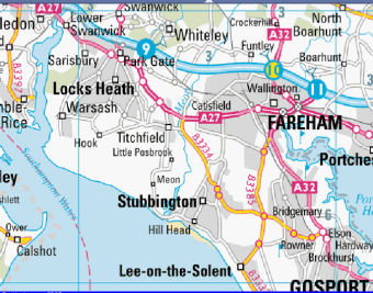 Fareham map
